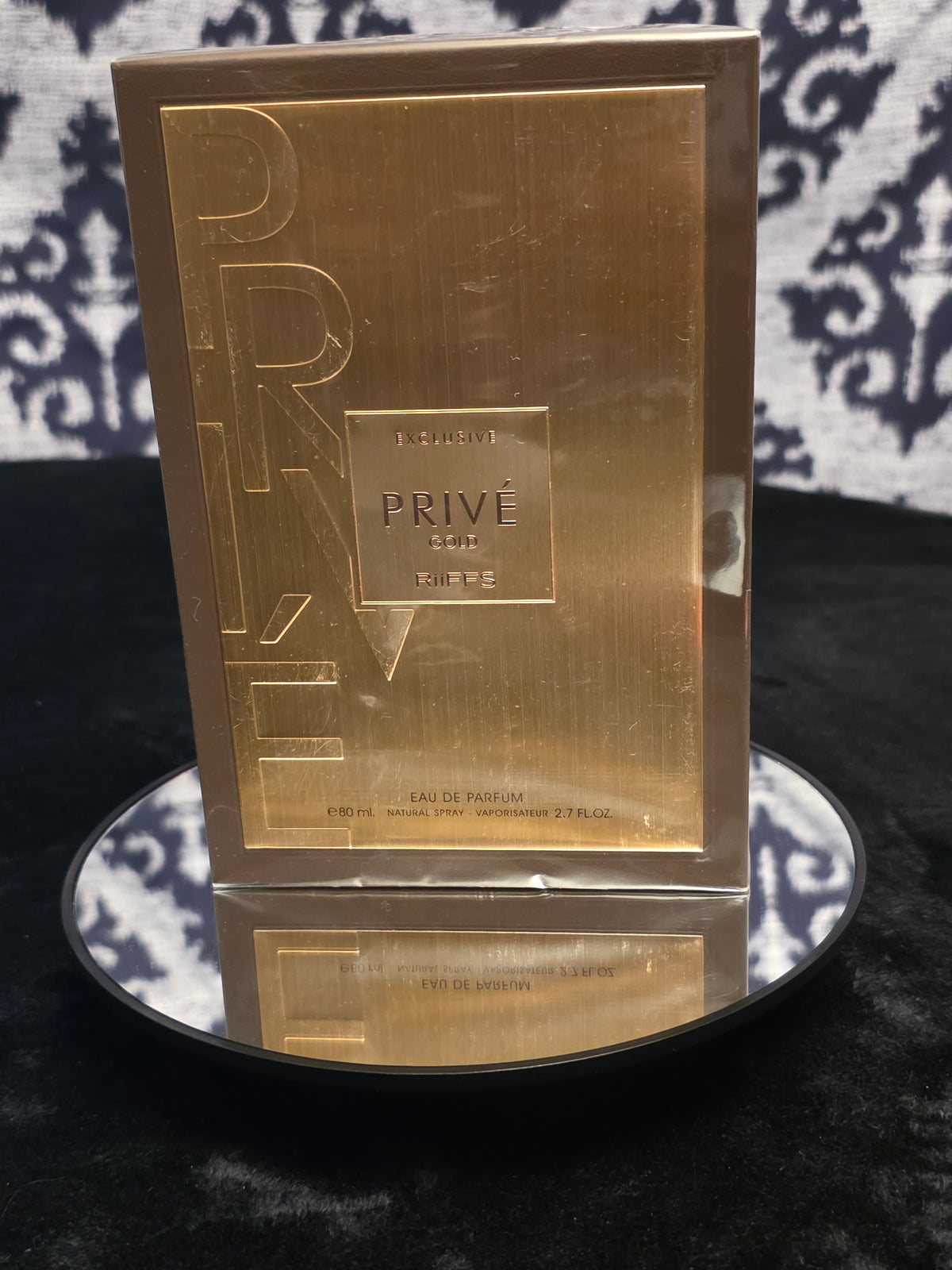 Privé Gold by Riiffs Exclusive Eau de Parfum 80ml gold embossed box