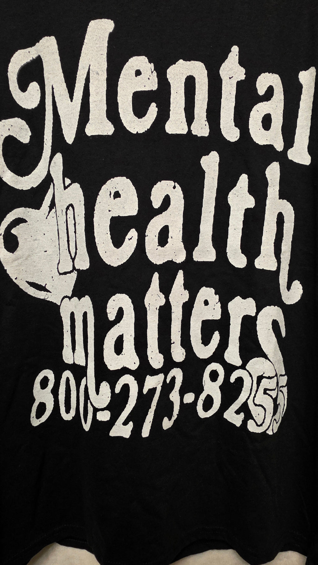 Mental Health Matters Graphic Tee - Print Close Up