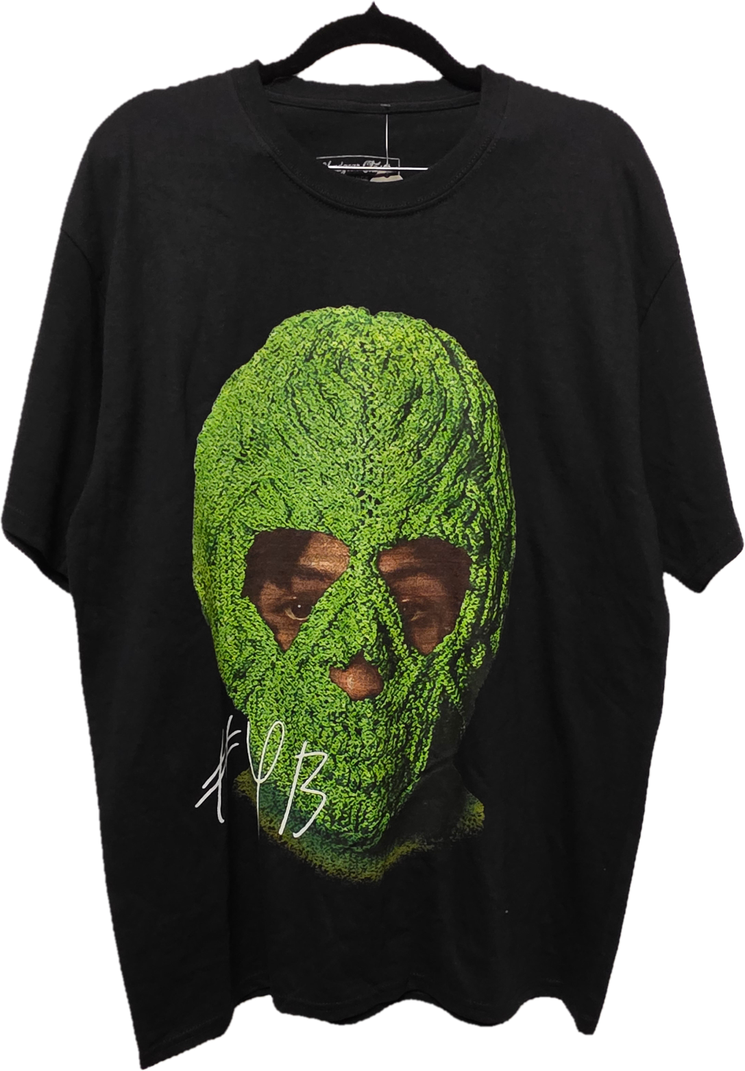 Green Ski Mask Graphic Tee - Promo Flyer