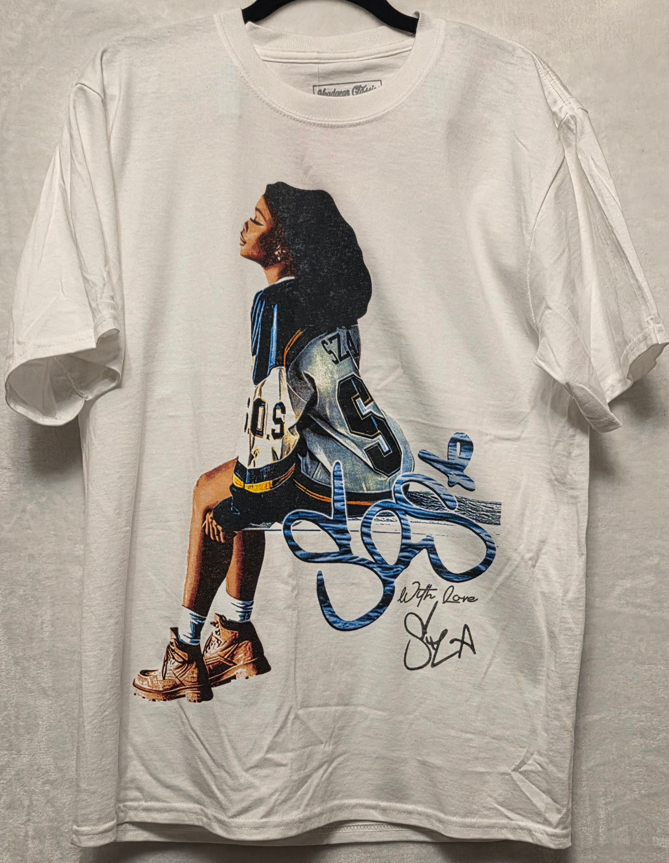 SZA SOS Vintage Graphic Tee - Front