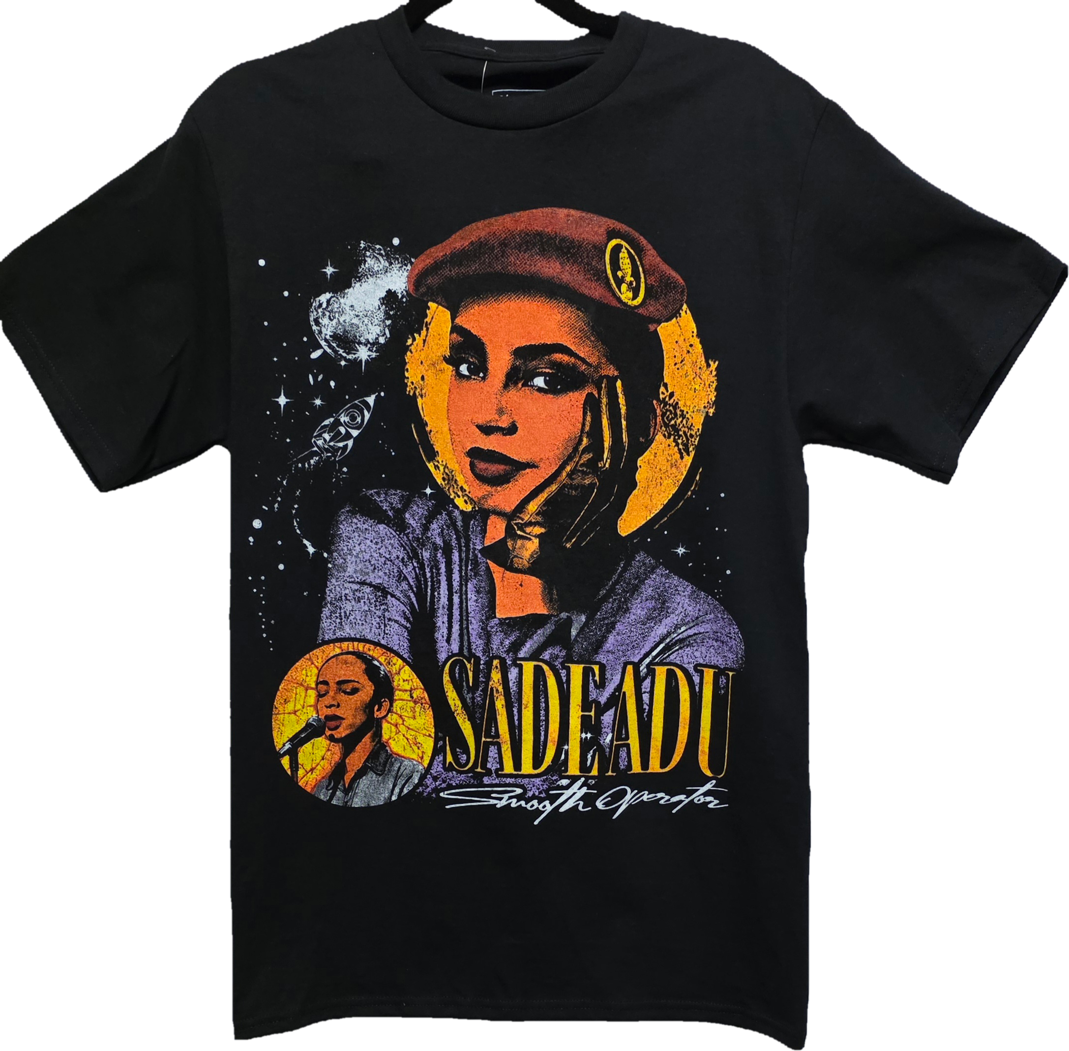 Sade Adu Smooth Operator Vintage Graphic Tee - Promo Flyer