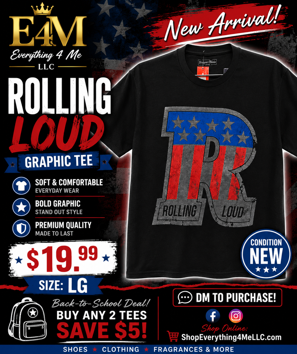 Rolling Loud Graphic Tee - Promo Flyer