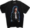 Michael Jackson Bad Era Vintage Portrait Graphic Tee - Front