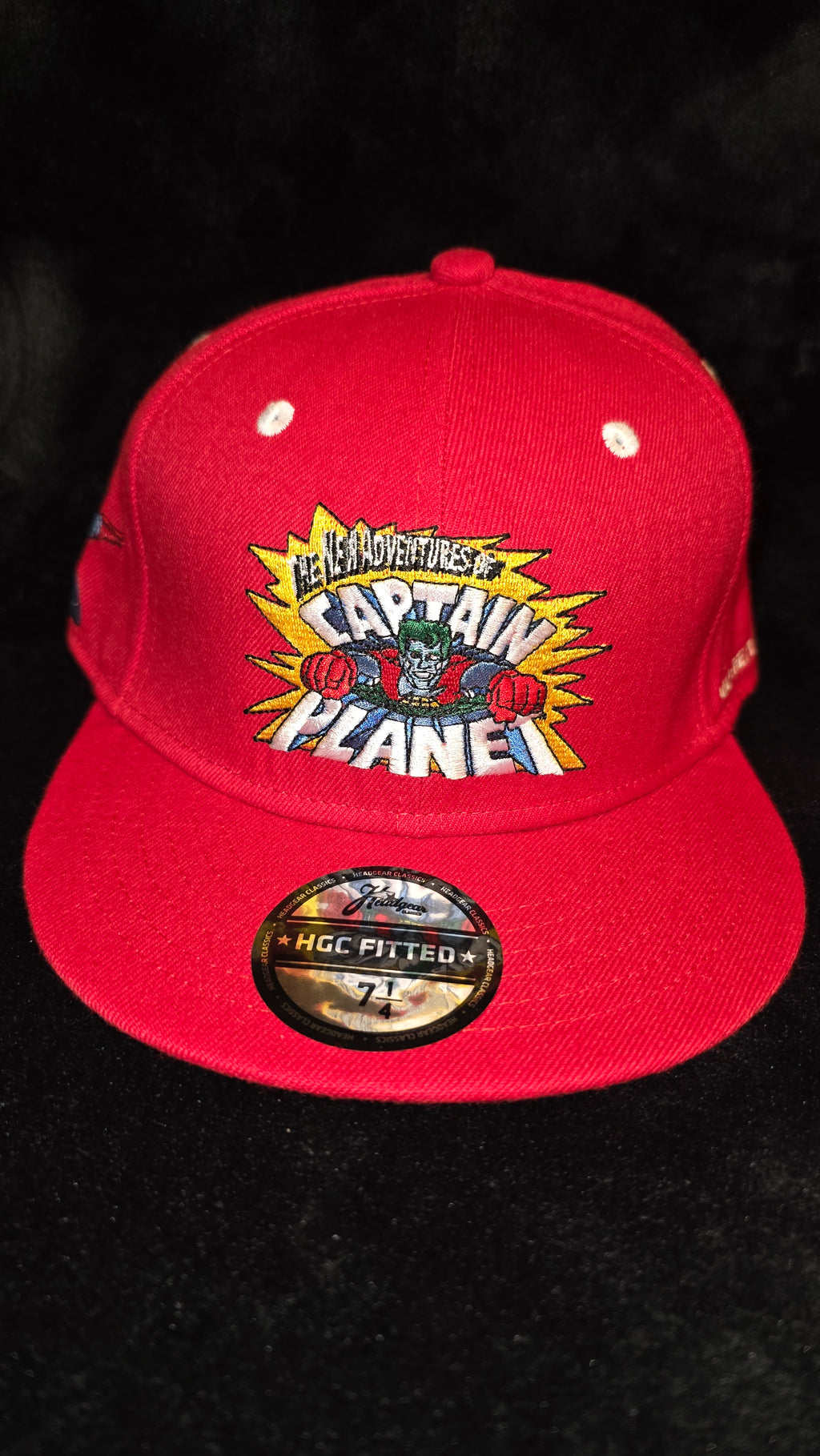 The New Adventures of Captain Planet Fitted Hat – Red