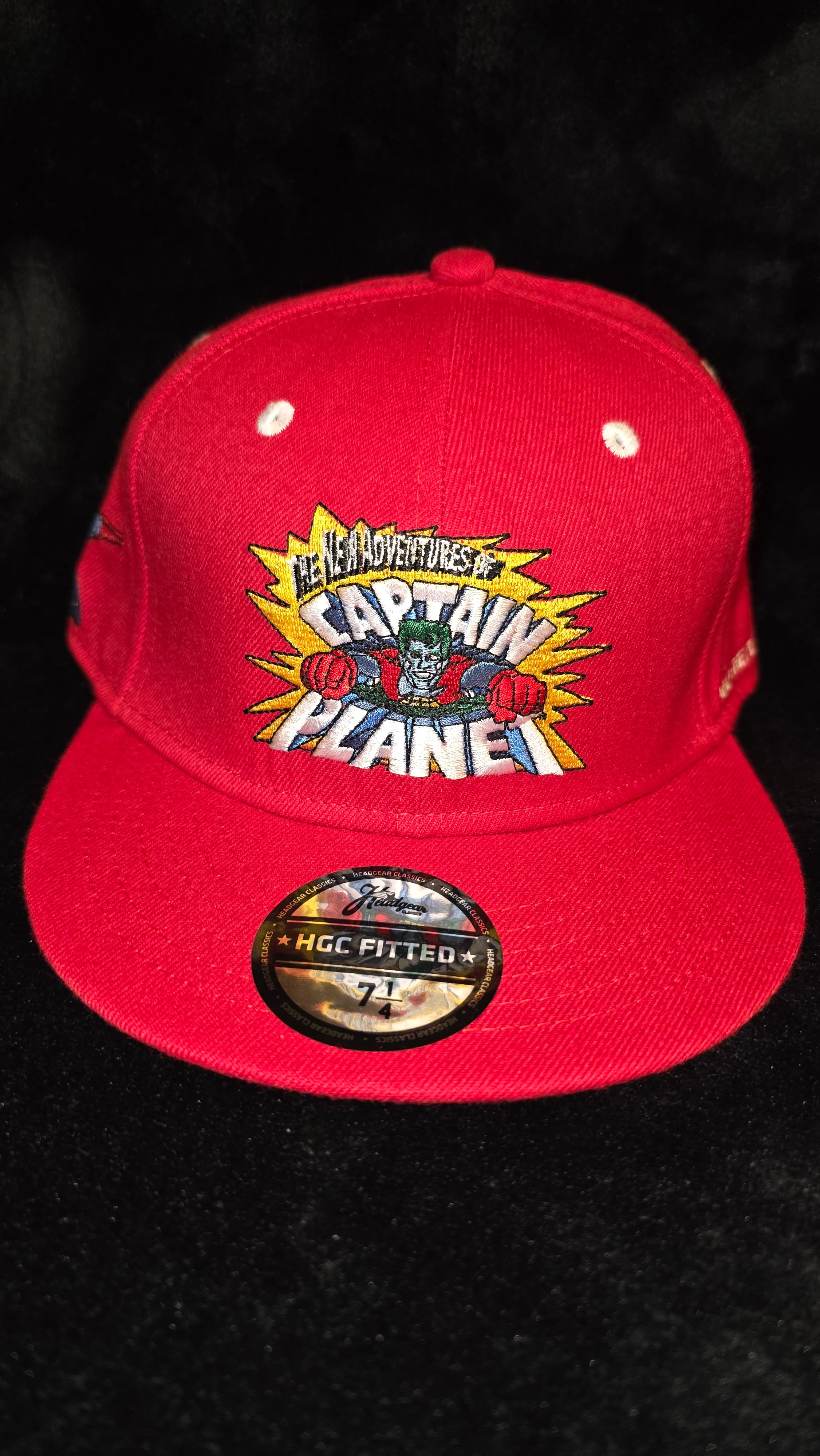The New Adventures of Captain Planet Fitted Hat – Red