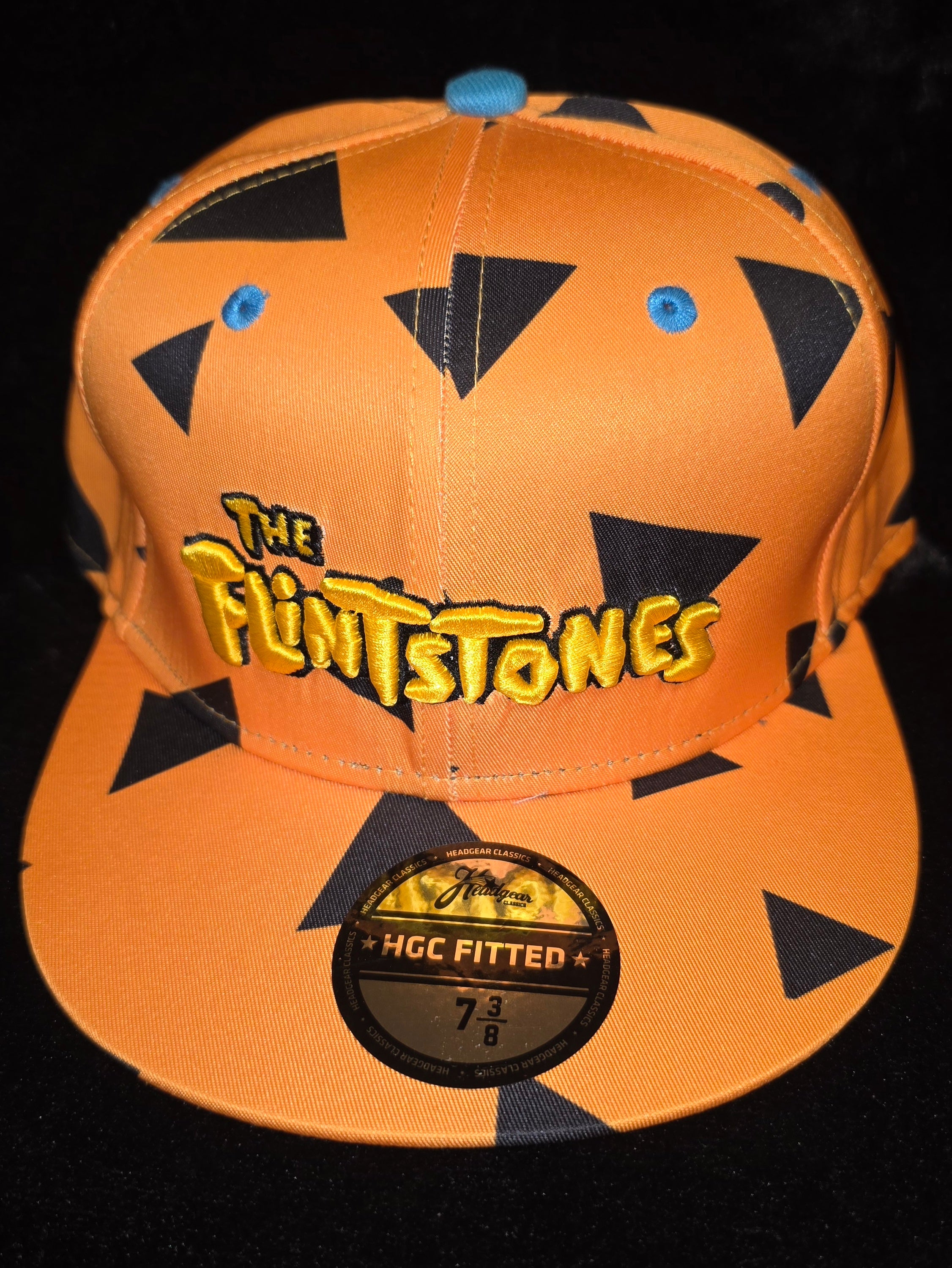 The Flintstones All-Over Print Fitted Hat – Orange