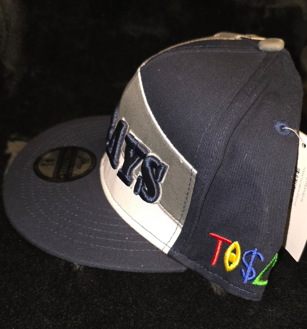 Homestead Grays Negro National League Fitted Hat – Navy & Grey