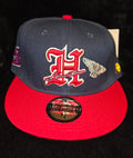 Houston Black Eagles Negro National League Fitted Hat – Navy & Red