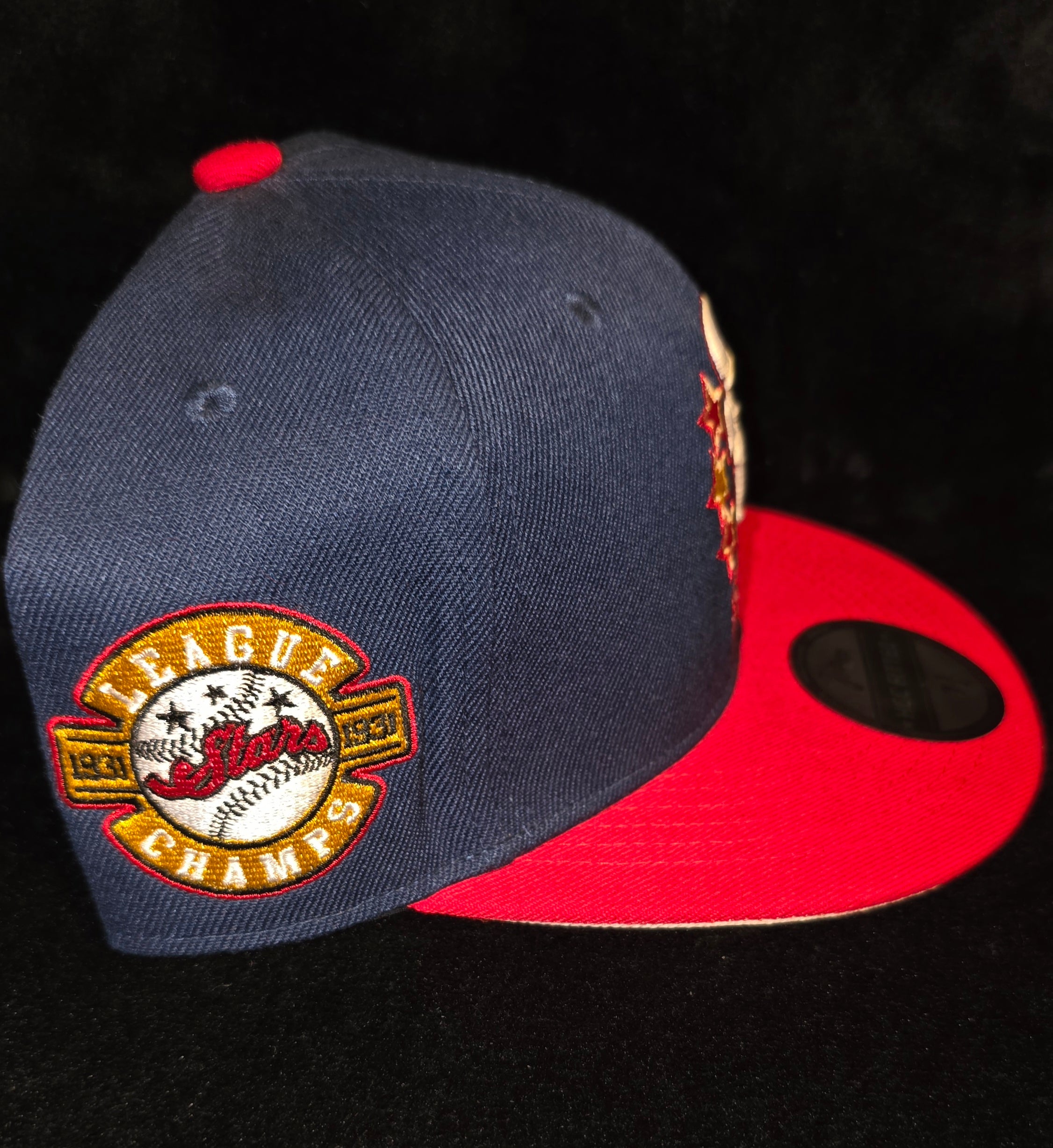 St. Louis Stars Negro National League Fitted Hat – Navy & Red