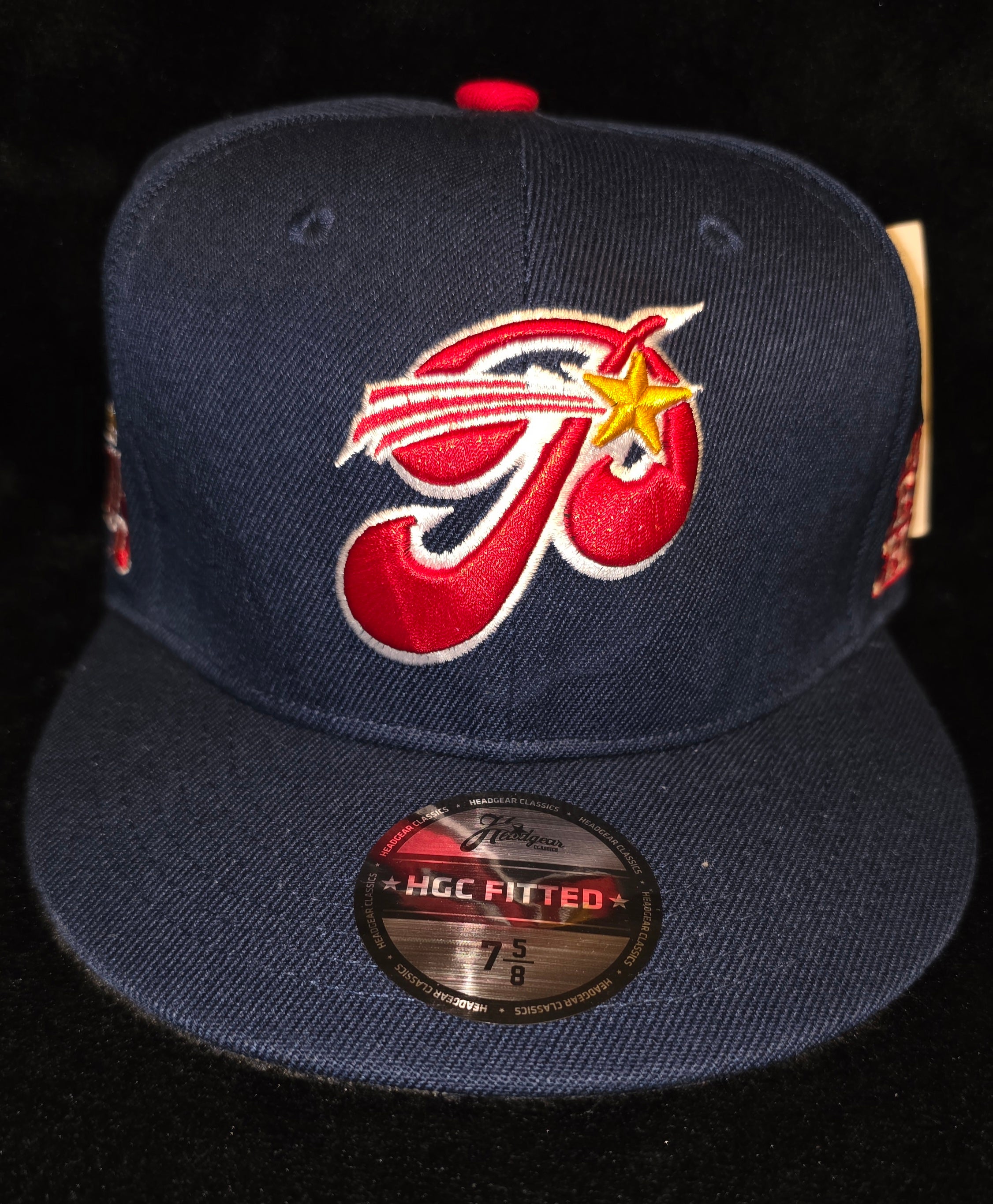 Philadelphia Stars Negro National League Fitted Hat – Navy & Red