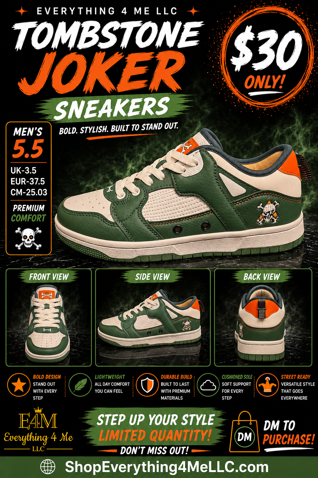 Brand X Tomestone Jokers Sneaker