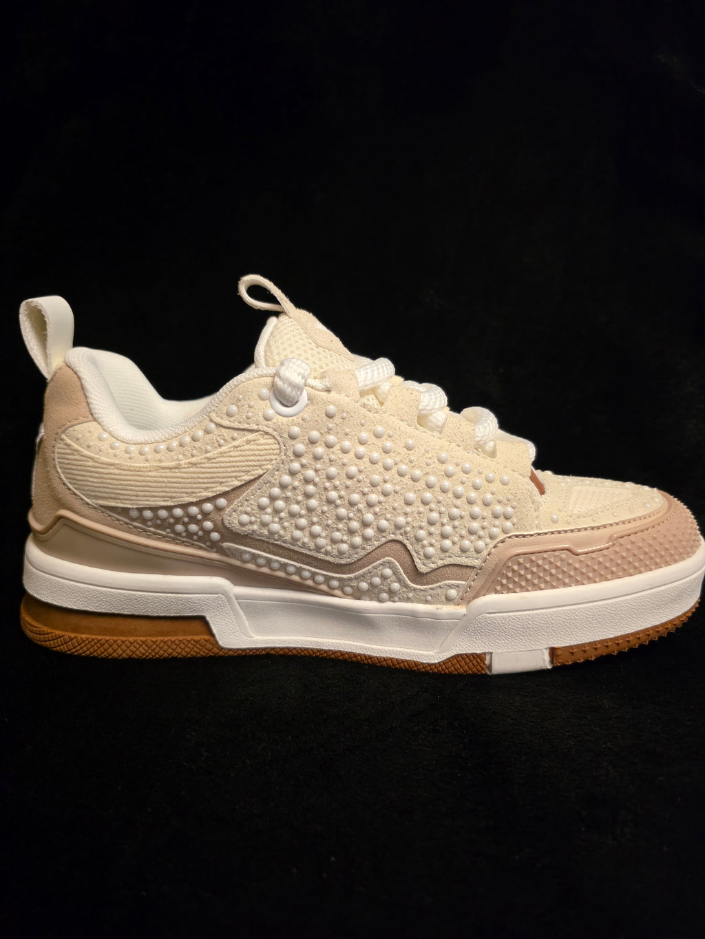 Watson K-Flip Pearls Desert Men's Sneakers - side view cream pearl
