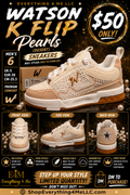 Watson K-Flip Pearls Desert Men's Sneakers promotional flyer