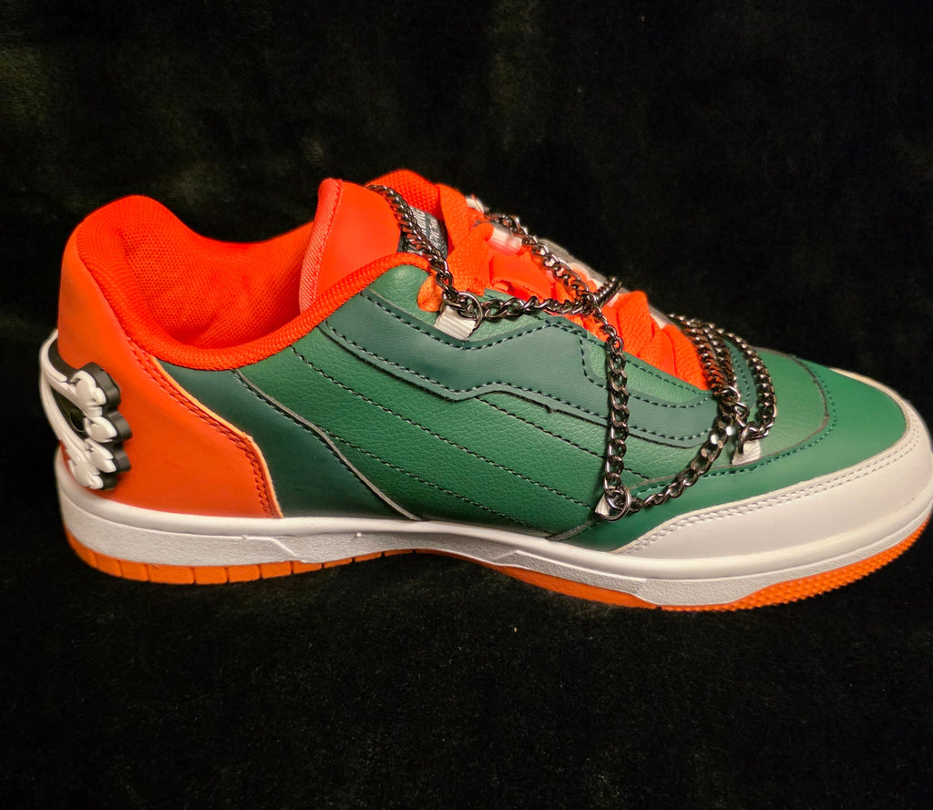 Tombstone Joker Green Men's Sneakers - alternate side view
