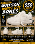 Watson White Out Bones Men's Sneakers promotional flyer