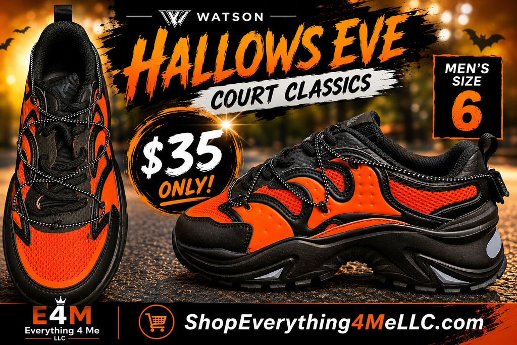 Watson Hallows Eve Court Classics Men's Sneakers promotional flyer