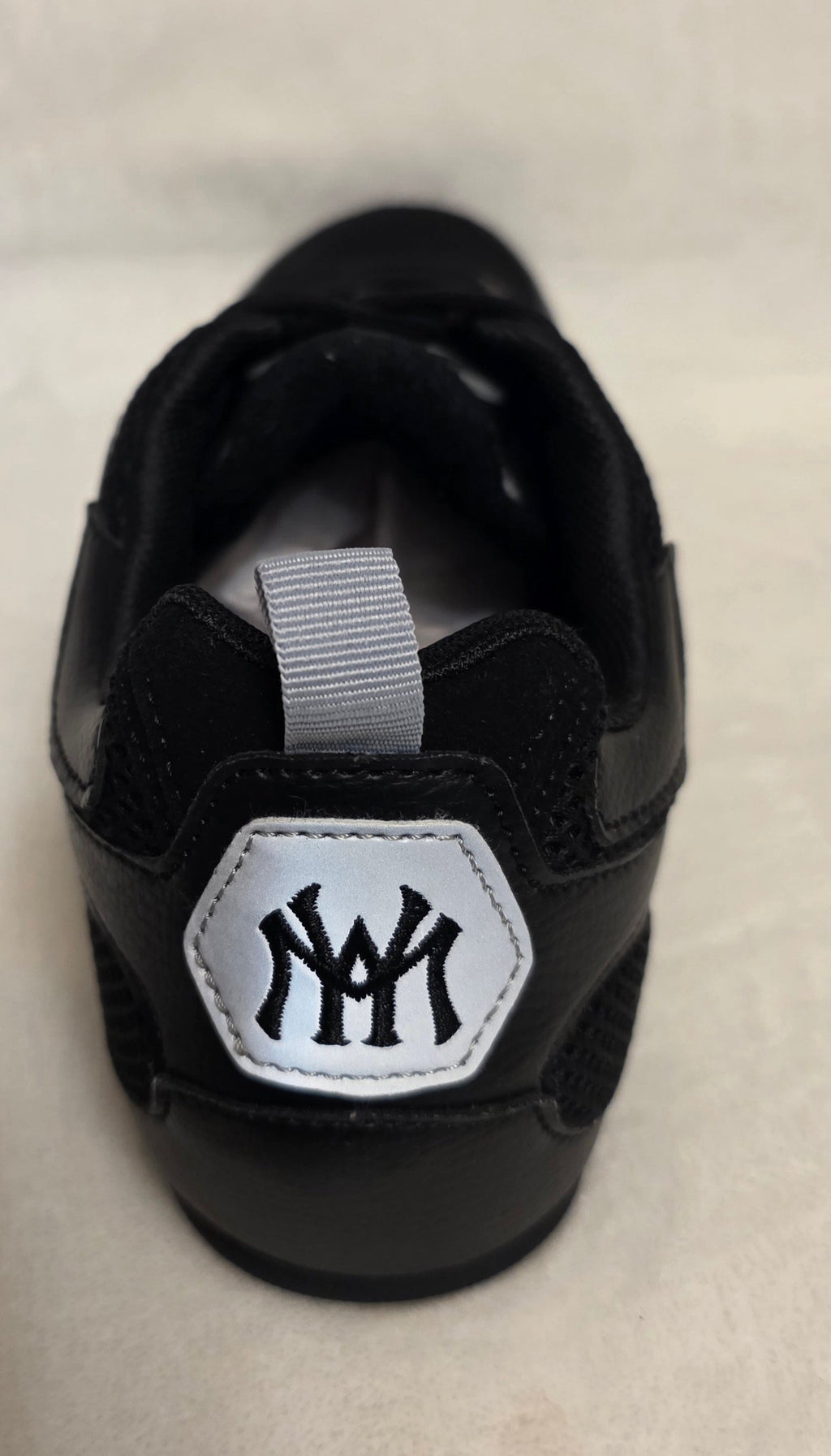 Watson Blackout NY Men's Sneakers - back view with NY heel emblem