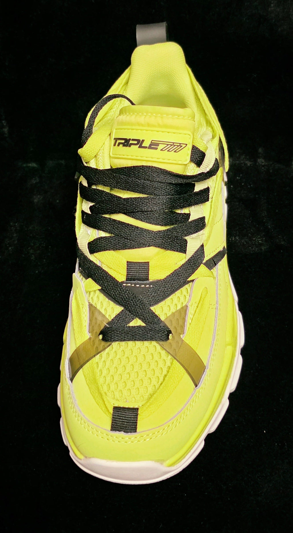 Watson Volt Triple Youth Sneakers - top view with Triple777 tongue badge and dual-lace system
