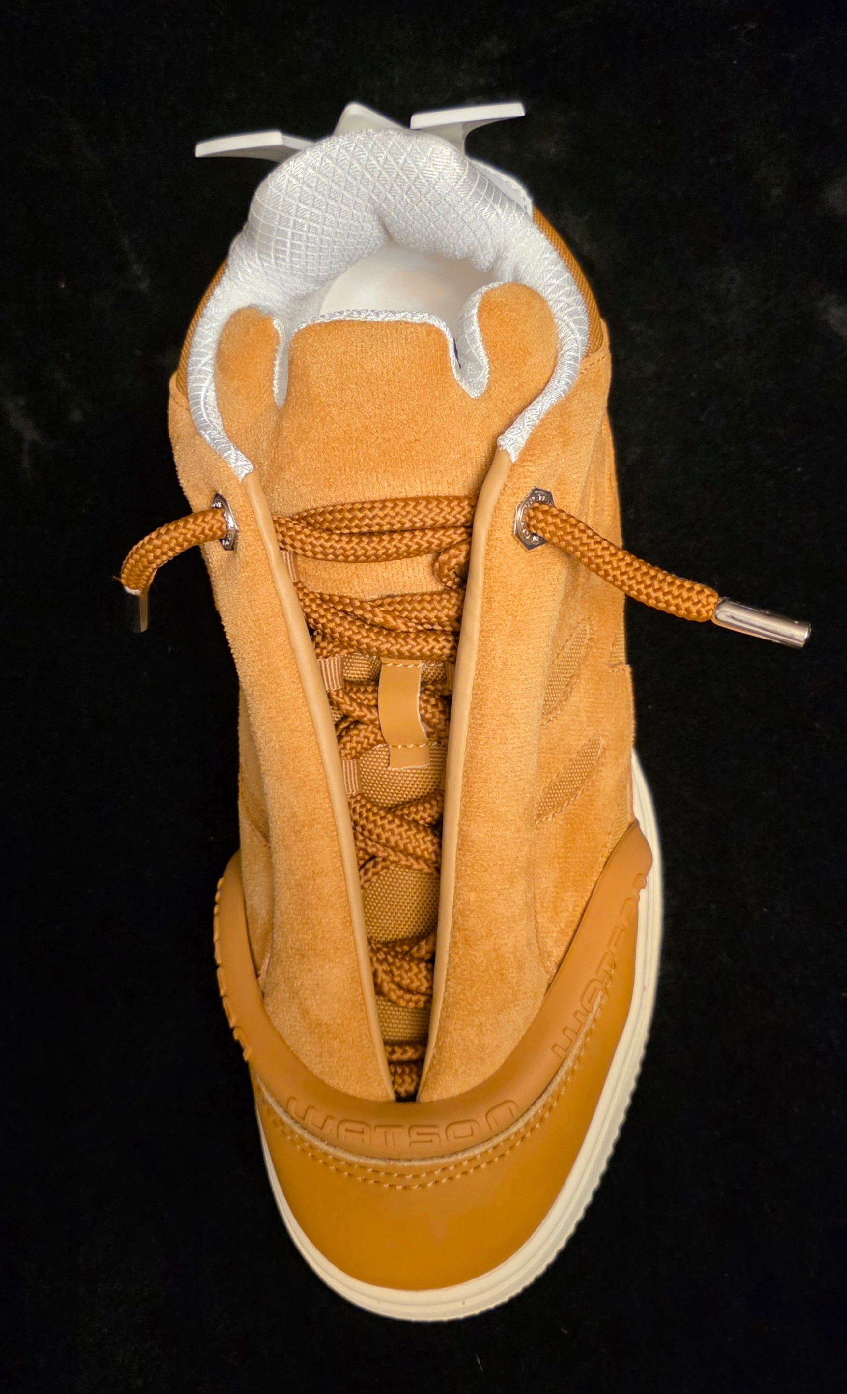 Watson Invader Dust Men's Sneakers - back view with bold white Watson W heel counter