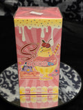 So Good Yellow Eau de Parfum 100mL box - vibrant pink and yellow ice cream sundae packaging with cherry, sprinkles and candy artwork