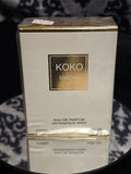 Koko Madam Paris Eau de Parfum 100mL box - crisp white and gold packaging with gold square crest logo and Koko Madam Paris branding