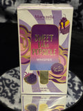 Marxzelle Sweet Like Popsicle Whisper Eau de Parfum 100mL box - vibrant purple lavender swirl packaging with gold popsicle, cupcake and blackberry artwork