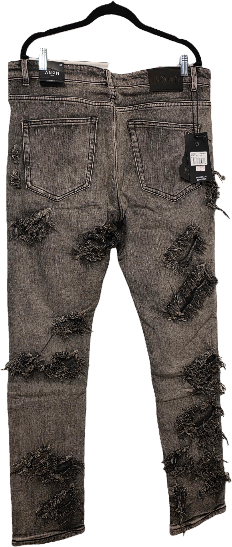 ANØM Genuine Be Different Distressed Slim Jeans – Size 36