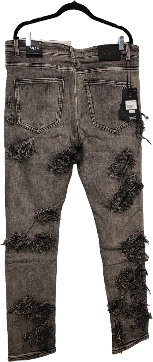 ANØM Genuine Be Different Distressed Slim Jeans – Size 36