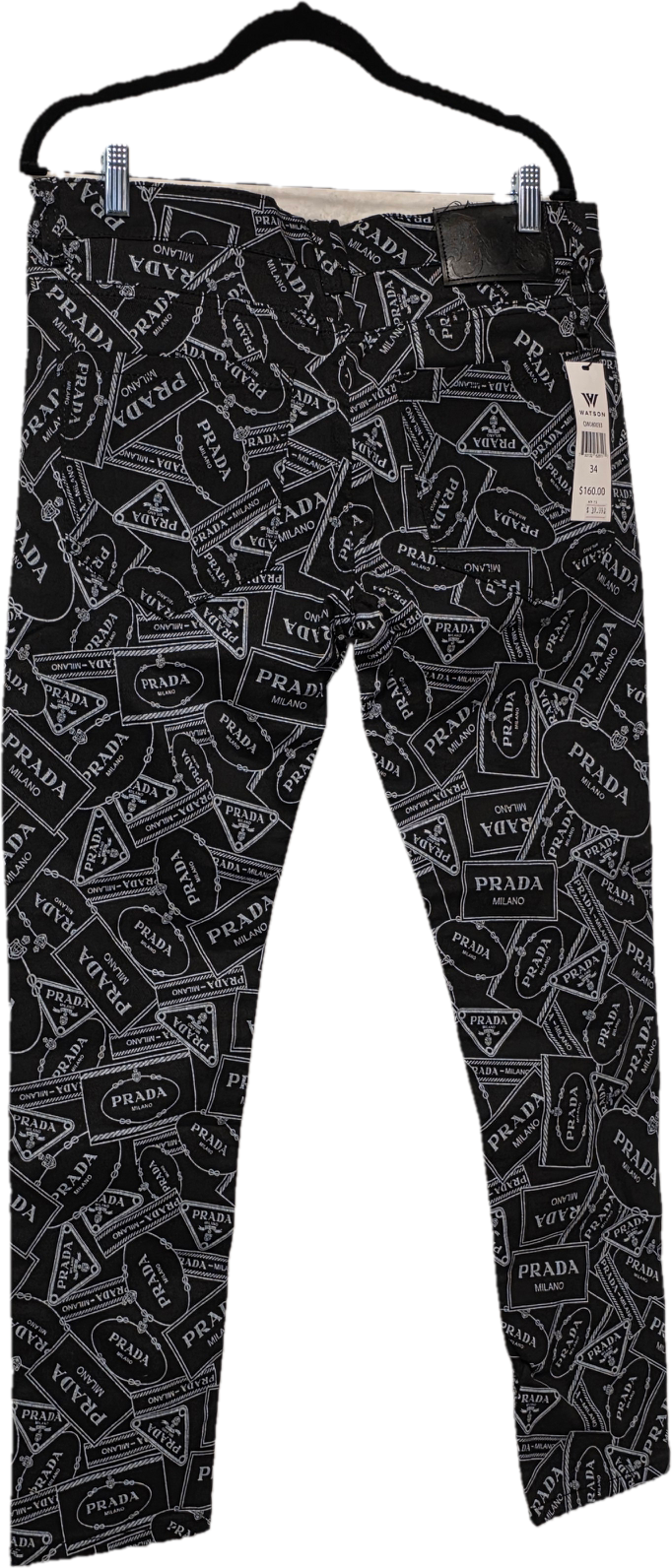 Watson Prada Milano Print Slim Jeans – Size 34