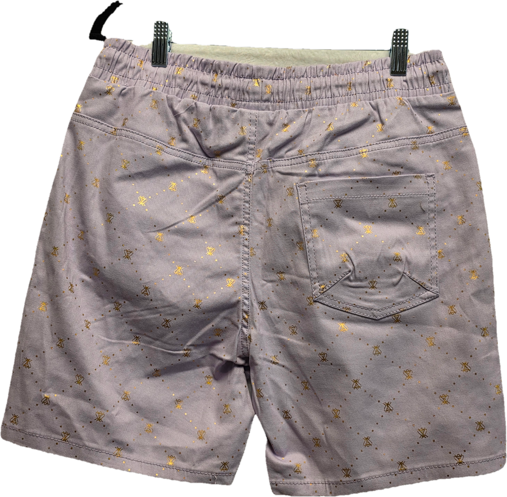 Drill Company Lavender Gold Bug Print Shorts – Size Medium